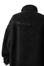 画像をギャラリービューアに読み込む, FACETASM HIGH-LOW ZIPPER FLEECE JACKET (BLACK)