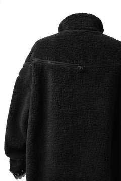 画像をギャラリービューアに読み込む, FACETASM HIGH-LOW ZIPPER FLEECE JACKET (BLACK)