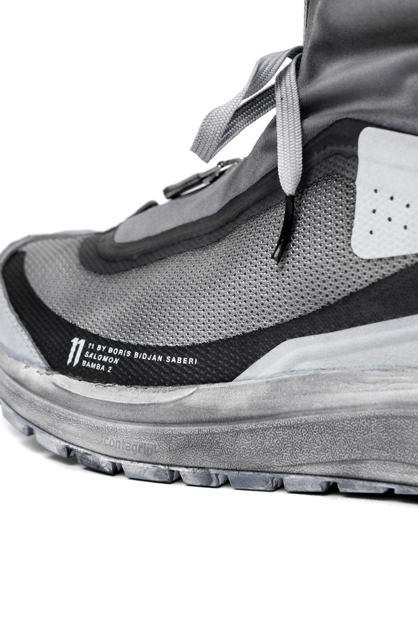 画像をギャラリービューアに読み込む, 11 BY BORIS BIDJAN SABERI x SALOMON "BAMBA 2 HIGH" (OBJECT DYED LIGHT GREY)