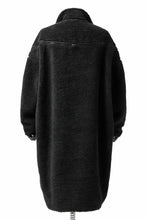 画像をギャラリービューアに読み込む, FACETASM HIGH-LOW ZIPPER FLEECE JACKET (BLACK)