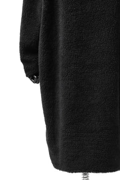 画像をギャラリービューアに読み込む, FACETASM HIGH-LOW ZIPPER FLEECE JACKET (BLACK)
