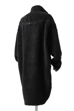画像をギャラリービューアに読み込む, FACETASM HIGH-LOW ZIPPER FLEECE JACKET (BLACK)