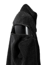 画像をギャラリービューアに読み込む, FACETASM HIGH-LOW ZIPPER FLEECE JACKET (BLACK)