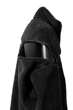 画像をギャラリービューアに読み込む, FACETASM HIGH-LOW ZIPPER FLEECE JACKET (BLACK)