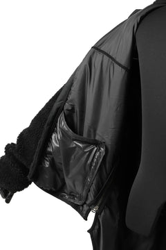 画像をギャラリービューアに読み込む, FACETASM HIGH-LOW ZIPPER FLEECE JACKET (BLACK)