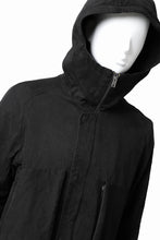 Load image into Gallery viewer, daub PADDED MT-HOOD JACKET / SOFT COTTON TWILL (BLACK)
