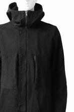 Load image into Gallery viewer, daub PADDED MT-HOOD JACKET / SOFT COTTON TWILL (BLACK)