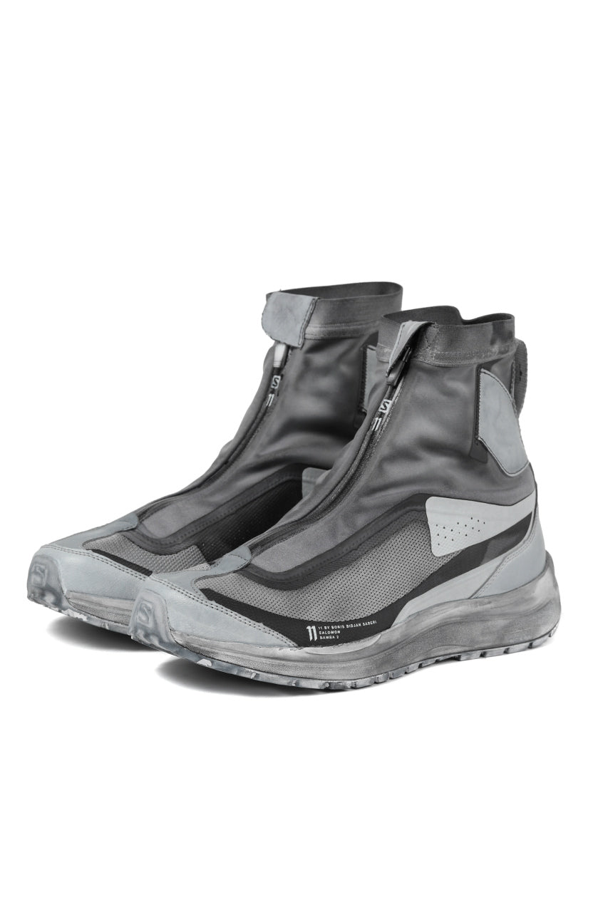画像をギャラリービューアに読み込む, 11 BY BORIS BIDJAN SABERI x SALOMON "BAMBA 2 HIGH" (OBJECT DYED LIGHT GREY)