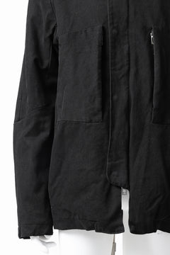 Load image into Gallery viewer, daub PADDED MT-HOOD JACKET / SOFT COTTON TWILL (BLACK)