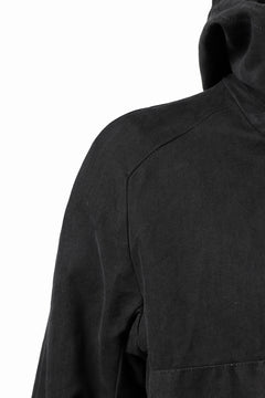 Load image into Gallery viewer, daub PADDED MT-HOOD JACKET / SOFT COTTON TWILL (BLACK)