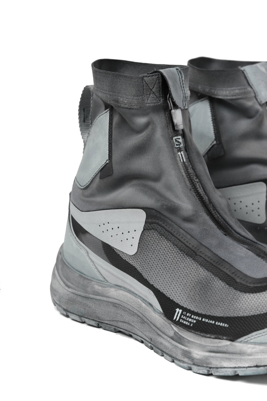 画像をギャラリービューアに読み込む, 11 BY BORIS BIDJAN SABERI x SALOMON "BAMBA 2 HIGH" (OBJECT DYED LIGHT GREY)