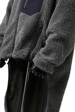画像をギャラリービューアに読み込む, FACETASM HIGH-LOW ZIPPER FLEECE JACKET (GREY)