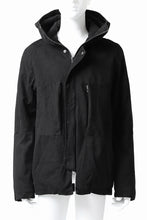 Load image into Gallery viewer, daub PADDED MT-HOOD JACKET / SOFT COTTON TWILL (BLACK)