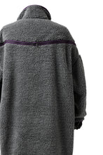 画像をギャラリービューアに読み込む, FACETASM HIGH-LOW ZIPPER FLEECE JACKET (GREY)