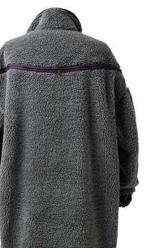 画像をギャラリービューアに読み込む, FACETASM HIGH-LOW ZIPPER FLEECE JACKET (GREY)