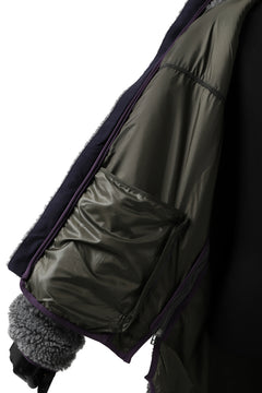 画像をギャラリービューアに読み込む, FACETASM HIGH-LOW ZIPPER FLEECE JACKET (GREY)