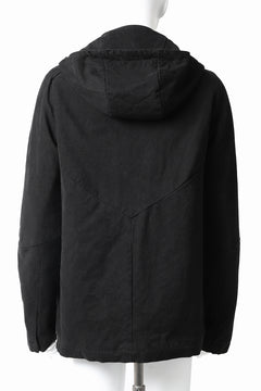 Load image into Gallery viewer, daub PADDED MT-HOOD JACKET / SOFT COTTON TWILL (BLACK)