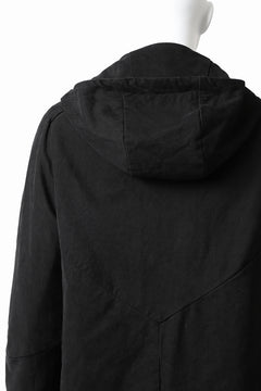 Load image into Gallery viewer, daub PADDED MT-HOOD JACKET / SOFT COTTON TWILL (BLACK)