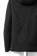 Load image into Gallery viewer, daub PADDED MT-HOOD JACKET / SOFT COTTON TWILL (BLACK)
