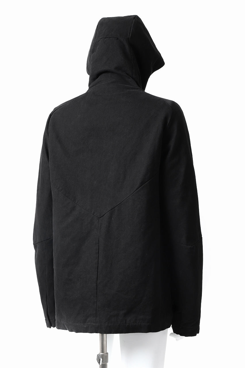 Load image into Gallery viewer, daub PADDED MT-HOOD JACKET / SOFT COTTON TWILL (BLACK)