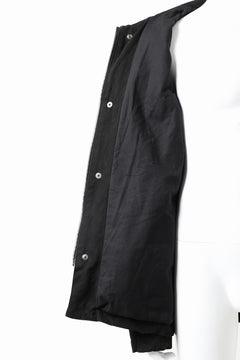 Load image into Gallery viewer, daub PADDED MT-HOOD JACKET / SOFT COTTON TWILL (BLACK)