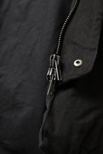 Load image into Gallery viewer, daub PADDED MT-HOOD JACKET / SOFT COTTON TWILL (BLACK)