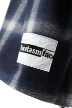 画像をギャラリービューアに読み込む, FACETASM CHECK ZIPPER SHIRT (BLUE)