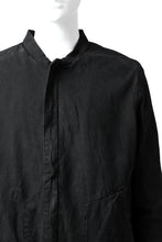 Load image into Gallery viewer, daub DYEING PADDED BOMBER JACKET / ELASTIC-COTTON (BLACK)