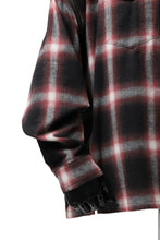 画像をギャラリービューアに読み込む, FACETASM CHECK ZIPPER SHIRT (RED)
