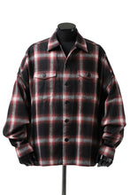 画像をギャラリービューアに読み込む, FACETASM CHECK ZIPPER SHIRT (RED)