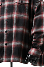 画像をギャラリービューアに読み込む, FACETASM CHECK ZIPPER SHIRT (RED)