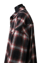 画像をギャラリービューアに読み込む, FACETASM CHECK ZIPPER SHIRT (RED)