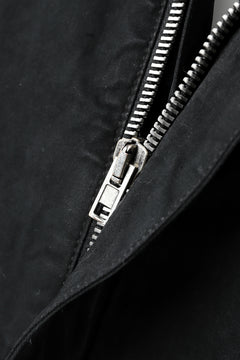 Load image into Gallery viewer, daub DYEING PADDED BOMBER JACKET / ELASTIC-COTTON (BLACK)