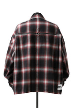 画像をギャラリービューアに読み込む, FACETASM CHECK ZIPPER SHIRT (RED)