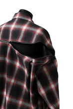 画像をギャラリービューアに読み込む, FACETASM CHECK ZIPPER SHIRT (RED)