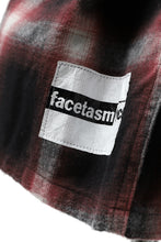 画像をギャラリービューアに読み込む, FACETASM CHECK ZIPPER SHIRT (RED)