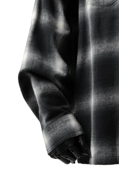 画像をギャラリービューアに読み込む, FACETASM CHECK ZIPPER SHIRT (BLACK)