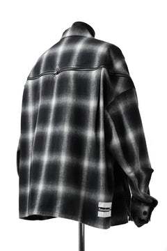画像をギャラリービューアに読み込む, FACETASM CHECK ZIPPER SHIRT (BLACK)