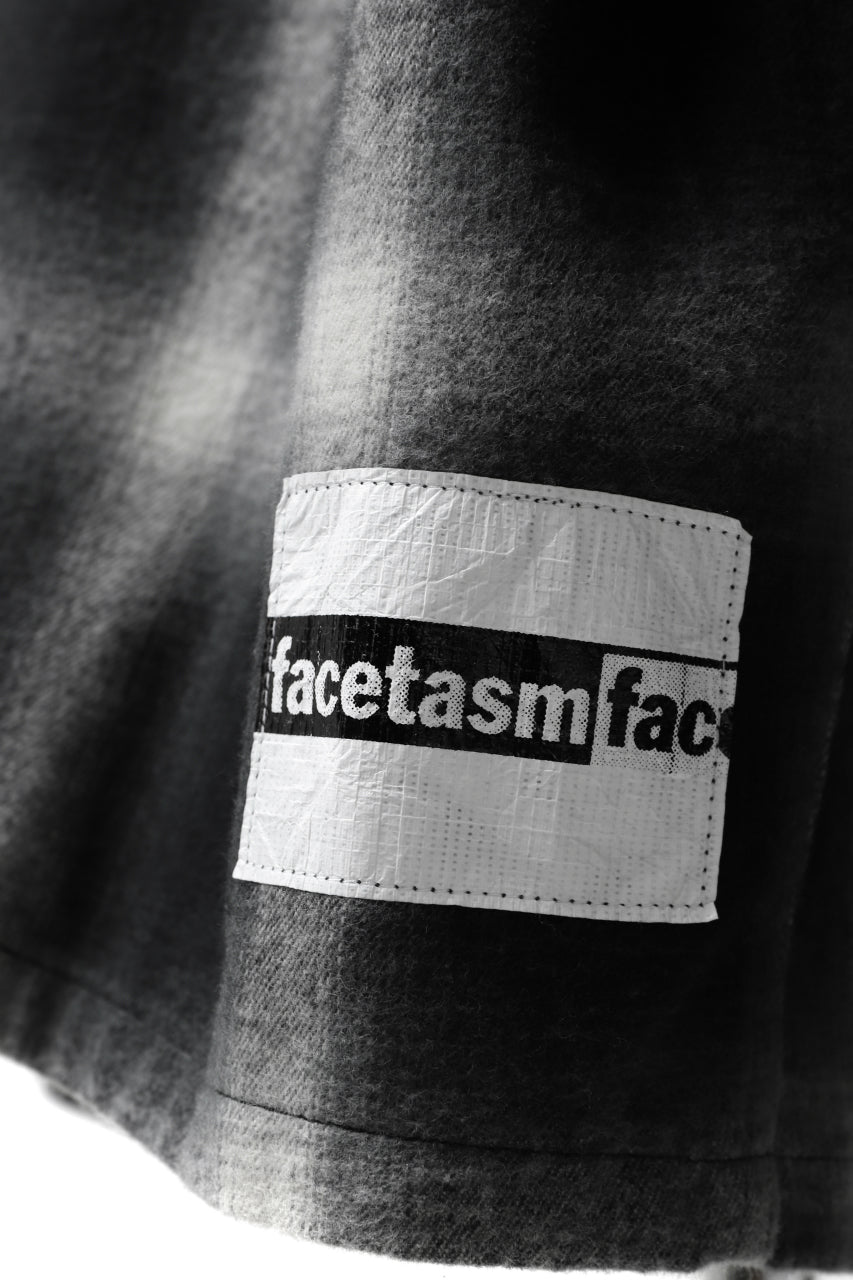 画像をギャラリービューアに読み込む, FACETASM CHECK ZIPPER SHIRT (BLACK)