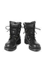 画像をギャラリービューアに読み込む, Portaille exclusive LEX-W20 TREK Laced Boots / VACCHETTA SMOOTH (BLACK / GOLD EYELET)