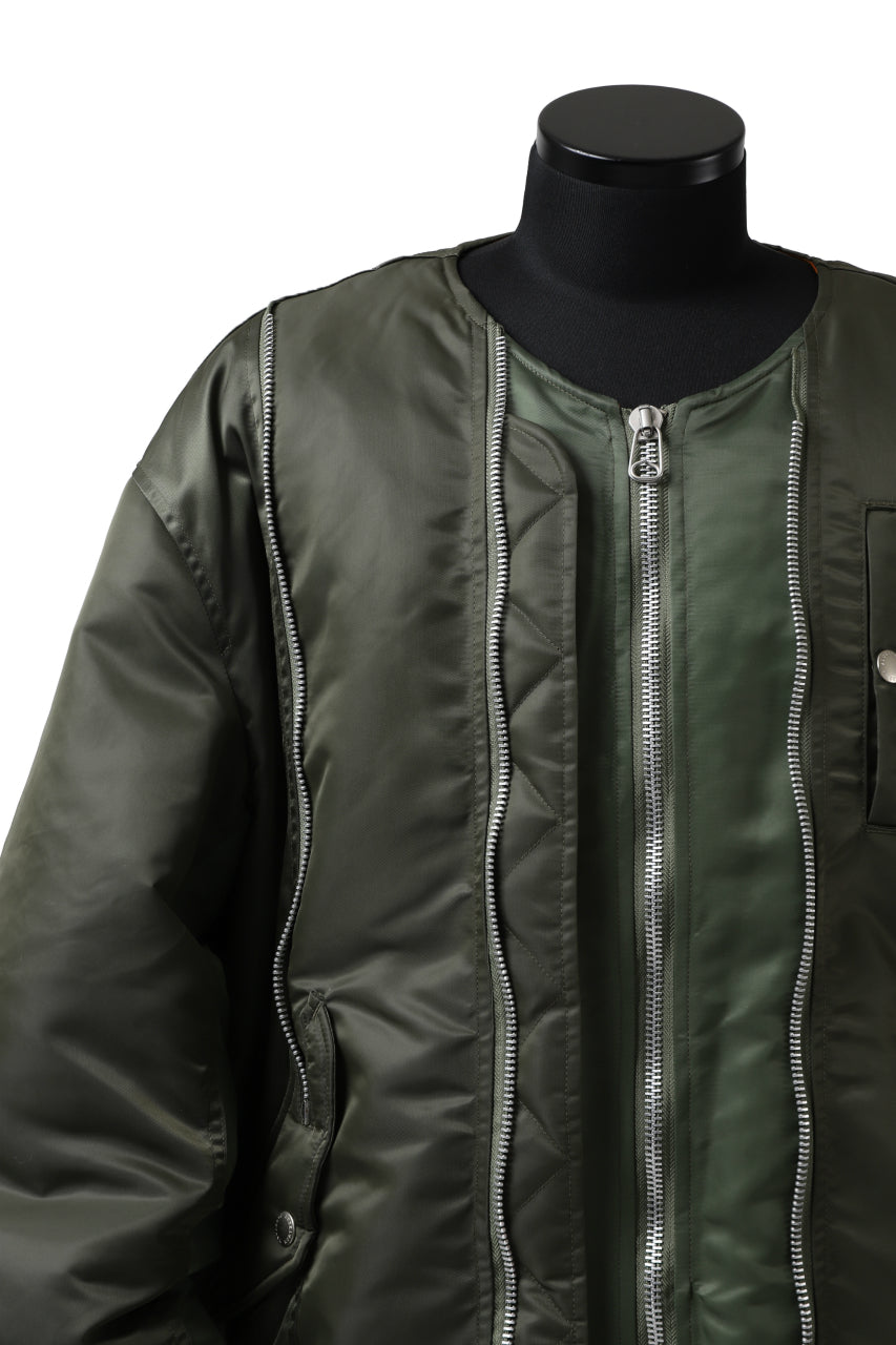 画像をギャラリービューアに読み込む, FACETASM BUG MA-1 JACKET (KHAKI)