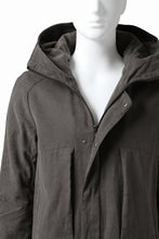 Load image into Gallery viewer, daub PADDED MT-HOOD JACKET / SOFT COTTON TWILL (KHAKI GREY)