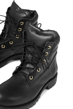 画像をギャラリービューアに読み込む, Portaille exclusive LEX-W20 TREK Laced Boots / VACCHETTA SMOOTH (BLACK / GOLD EYELET)