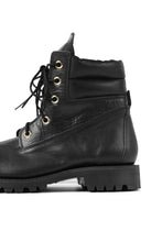 画像をギャラリービューアに読み込む, Portaille exclusive LEX-W20 TREK Laced Boots / VACCHETTA SMOOTH (BLACK / GOLD EYELET)