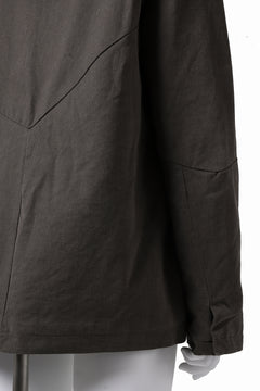 Load image into Gallery viewer, daub PADDED MT-HOOD JACKET / SOFT COTTON TWILL (KHAKI GREY)