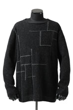 画像をギャラリービューアに読み込む, YUTA MATSUOKA knit sweater / shetland wool (black)