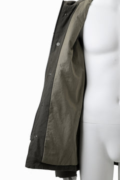 Load image into Gallery viewer, daub PADDED MT-HOOD JACKET / SOFT COTTON TWILL (KHAKI GREY)