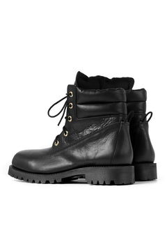 画像をギャラリービューアに読み込む, Portaille exclusive LEX-W20 TREK Laced Boots / VACCHETTA SMOOTH (BLACK / GOLD EYELET)