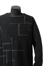 画像をギャラリービューアに読み込む, YUTA MATSUOKA knit sweater / shetland wool (black)