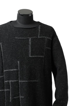 画像をギャラリービューアに読み込む, YUTA MATSUOKA knit sweater / shetland wool (black)